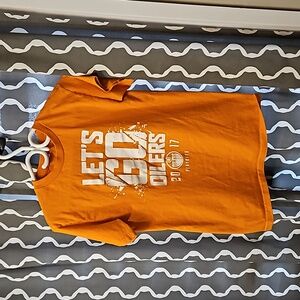 🌟3/$25🌟 Edmonton Oilers Let’s Go Oilers 2017 Tee Woman's Large NHL Hockey